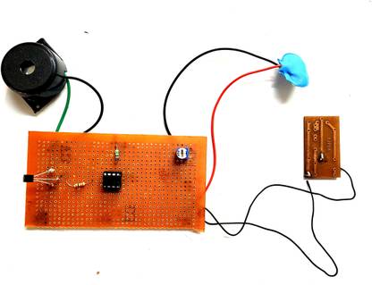 ONTEX ELECTRONICS Rain Alarm Using 555 IC Physics Investigatory Minor Project with Report Educational Electronic Hobby Kit