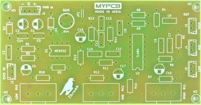EPRAKRATI 3 Way Active Crossover Filter Board Low Mid and High Outputs - PCB only Electronic Components Electronic Hobby Kit