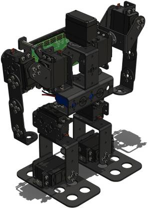 SunRobotics 9DOF Biped Humanoid Robot Chassis DIY Kit Assembled Wifi/BLE Servo Controller Electronic Components Electronic Hobby Kit