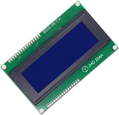 Electronic Spices 20 x 4 Blue/White color LCD display module (JHD204A) Electronic Components Electronic Hobby Kit