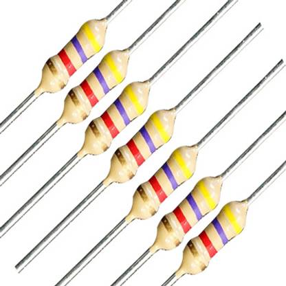 Yantram 4.7K OHM 1/4WATT 5% RESISITOR-300 PIECES PACK Electronic Components Electronic Hobby Kit