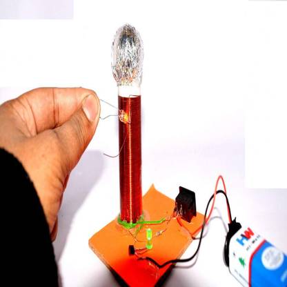 SR ROBOTICS TESLA COIL SCIENCE PROJECT INVENTED BY NICOLA TESLA INNOVATION MODEL Electronic Components Electronic Hobby Kit
