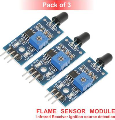 Scienticy Flame Sensor module infrared Receiver Ignition source detection (Pack of 3) Electronic Components Electronic Hobby Kit