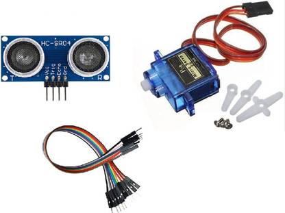 Technical hut Ultrasonic sensor HCSR04 With SG90 Servo motor ...