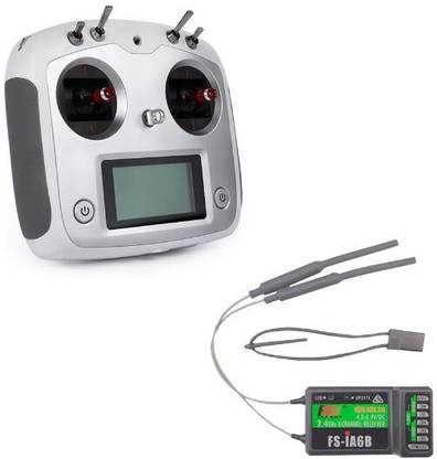 iBAT SOLUTIONS Transmitter FS-i6S Receiver FS-iA6B 10CH AFHDS 2A RC Touch Control Transmitter Electronic Components Electronic Hobby Kit