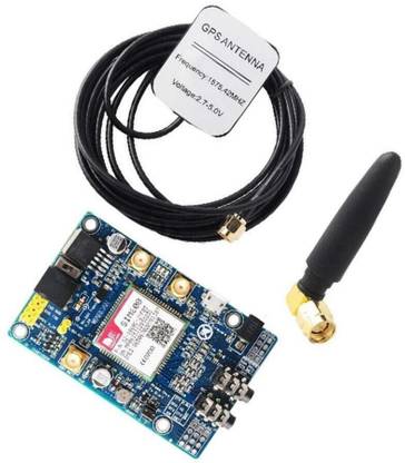 INVENTO SIM808 Module GSM GPRS GPS Development Board Shield + IPX SMA GSM GPS Antenna Automotive Electronic Hobby Kit