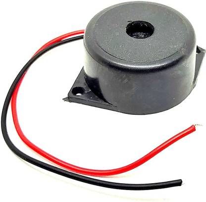 INVENTO 1pcs 3V - 27V DC 32mm Pizo Buzzer Continuous Ringing Automotive Electronic Hobby Kit