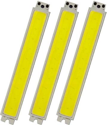 SYMFONIA 3 Volt DC Rectangle COB LED Light Led Bulb Raw Material White(PACK OF 3) Light Electronic Hobby Kit