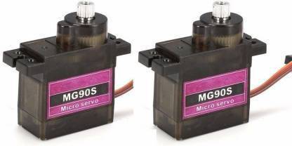NIHAKA MG90S 9G Metal Gear Micro Servo Motor Tower Pro (PACK OF 2) Electronic Components Electronic Hobby Kit