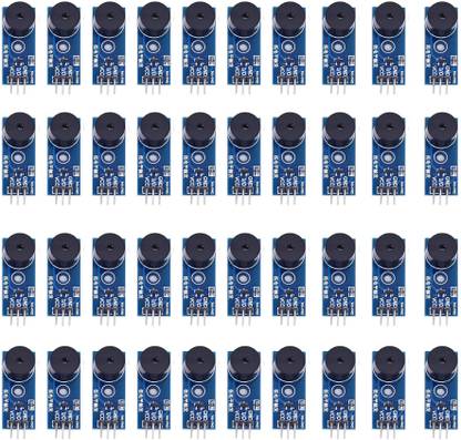 R&D Active Buzzer Alarm Module DC 3.3-5V PACK OF 40 Electronic Components Electronic Hobby Kit