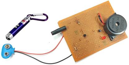 DIYtronics Laser Security Alarm Science Project Working Model for Class 12 School Students Electronic Components Electronic Hobby Kit