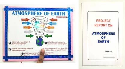ONTEX ELECTRONICS Atmosphere and Environment of Earth With Layers Science Working Model Educational Electronic Hobby Kit