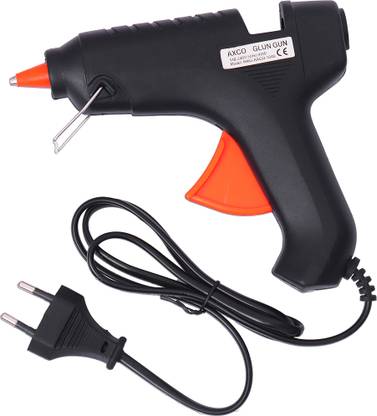 Electronic Spices 40W Mini Hot Melt Glue Gun Heating Fast, Anti-hot Cover for DIY Arts, Hobby, Craft, Home Repairs, Fabric,Wood, Glass, Card Electronic Components Electronic Hobby Kit