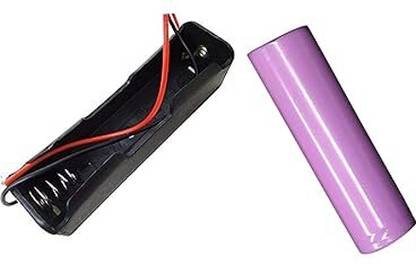 MIFRA ELECTRONICS Lithium Ion 1 x 18650 Single Cell Battery 1 x Case Holder Electronic Components Electronic Hobby Kit