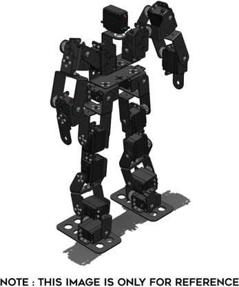 SunRobotics 17DOF Biped Humanoid Robot Chassis DIY Kit with Metal Geared Servo Motors Electronic Components Electronic Hobby Kit