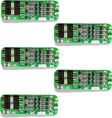 Universal Hub 3S 20AMP CELL BMS 18650 Lithium Battery Protection Board (3S, 20A, 12.6V) 5Pcs Electronic Components Electronic Hobby Kit