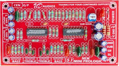 High Tech 5.1 Mini Prologic Board. Stereo Audio Input and 5.1 Channel Output.DC15V to 40V Electronic Components Electronic Hobby Kit