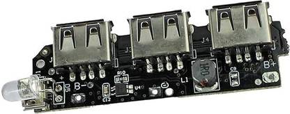 Maxwell DIY Triple USB Power Bank Module - 1 LED Light Electronic Components Electronic Hobby Kit