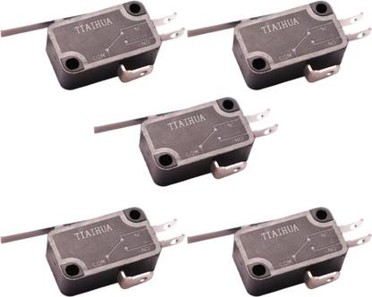 SYMFONIA Micro Tact limit Switch lever Arm Push Button Switch Toggle Pack of 5 Electronic Components Electronic Hobby Kit