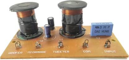 SYMFONIA 3 way Hi-Fi Audio crossover Filters Speaker Frequency Distributor Multi Speaker Audio Divider Module Electronic Components Electronic Hobby Kit