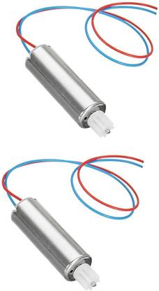INVENTO 2pcs 3.7V 8x20mm 820 Micro High Speed DC Motor with 11 teeth Plastic Gear Automotive Electronic Hobby Kit