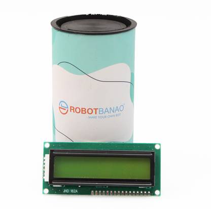 Robotbanao 16x2 Alphanumeric LCD Display(JHD162A) for 8051, AVR, Arduino, PIC, ARM 1pc Display Lights Electronic Hobby Kit