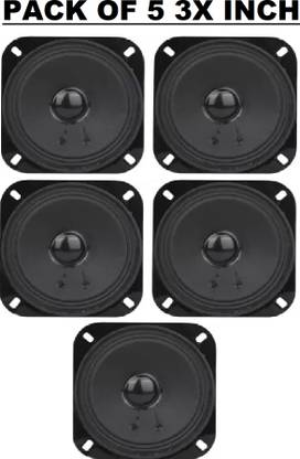 SG Flash PACK OF 5 60 Watt 3 Inch Subwoofer Speaker Electronic Components Electronic Hobby Kit