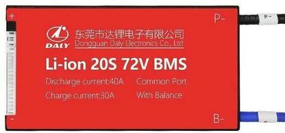 xcluma Daly BMS 20S 72V 40A Lithium ION Battery Protection Board Bms Electronic Components Electronic Hobby Kit