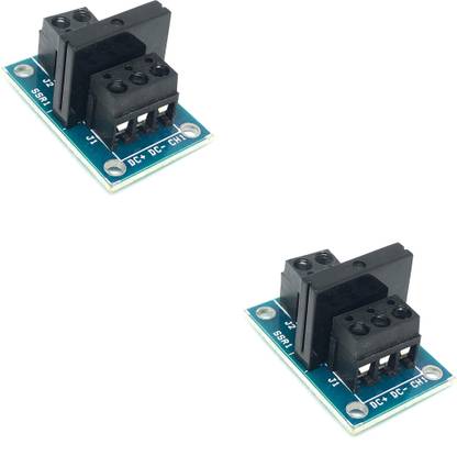 Flyrobo (2 pc) 5V 1 Channel SSR Relay Module (Solid State Relay Module) - Electronic Components Electronic Hobby Kit