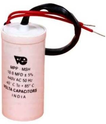 iBAT SOLUTIONS 10uf 440V AC Capacitor - 10 uF Capacitor Electronic Components Electronic Hobby Kit