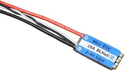Flyrobo 20A 2-4S Mini BLHeli_S OPTO ESC for FPV Race RC Helicopter Electronic Components Electronic Hobby Kit