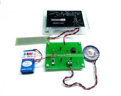 INSIGNIA LABS Rain Detector Alarm Circuit - Rain Detection Circuit Project Kit with Report Educational Electronic Hobby Kit