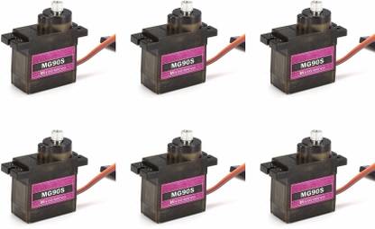 Flyrobo (6 pc) Pro3D MG90S Metal Gear Micro Servo For RC Model - - Electronic Components Electronic Hobby Kit
