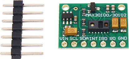 Electronic Spices MAX30100 - Pulse Oximeter Heart rate detector sensor module Electronic Components Electronic Hobby Kit