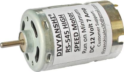 Divyanshi RS-545 High Speed 12 Volt 20500 RPM Motor for DIY Motor Control Electronic Hobby Kit
