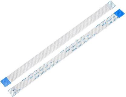 SHREE LAHERI Flat Ribbon Cable 8 Pin 1mm Pitch 200mm Length A-TYPE FFC FPC Flexible Cable Electronic Components Electronic Hobby Kit