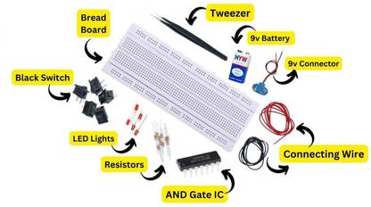 ERHIndia AND Gate IC 74LS08 Logic Gates Science Project Kit Electronic Components Electronic Hobby Kit