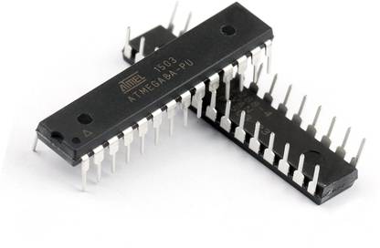 INVENTO 1pcs ATMEGA8A-PU ATMEGA8A DIP-28 MCU AVR 8K FLASH 16MHZ CHIP IC Automotive Electronic Hobby Kit