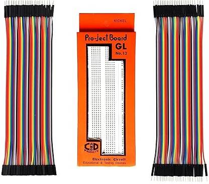 3REE BEST QUALITY Breadboard 840 point with jumper wires Set Electronic Components Electronic Hobby Kit