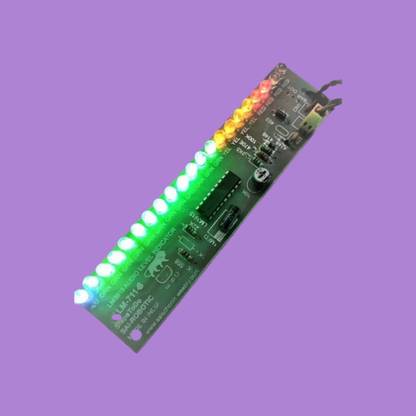 SAI ROBOTIC Audio Level Indicator Ready Module Sound Spectrum Analyzer DC6V-12V 10 _19 Display Lights Electronic Hobby Kit