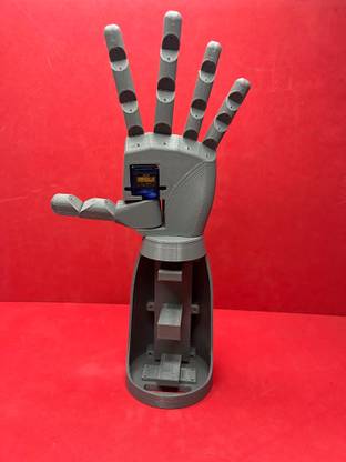 AUTO BOTIX 3D Printed Robotic Prosthetic Hand DIY Kit 3D Printed Part Only 1 SG90 for Thumb Educational Electronic Hobby Kit