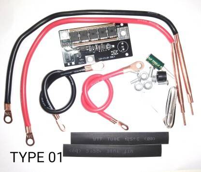 Fab-We 12V DIY Portable Spot Welding Machine Battery Storage PCB Circuit Board Electronic Components Electronic Hobby Kit