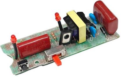 ERHIndia 1 Pc Mosquito Killer Bat Circuit Board High Voltage Generator PCB for Mosquito Sound Recorder and Sound Circuit Electronic Hobby Kit