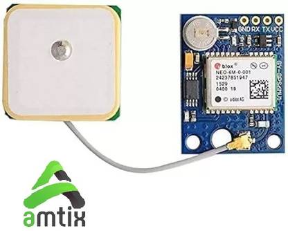 AMTIX NEO-6M GPS Module with EPROM Micro Controller Board (Pack of 1)asd Micro Controller Board Electronic Hobby Kit