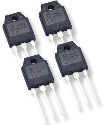 AVISRI 4 PIECES 25N120 IGBT 1200V Electronic Components Electronic Hobby Kit