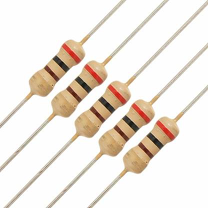 gobagee 220 ohm 1/4w 5% resistor, Set of 100 resistance Fixed Resistor