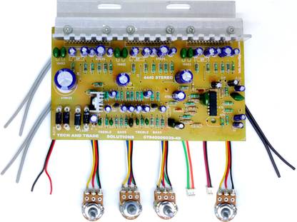 TECH AND TRADE 4440 TRIPLE IC BASED DIY HOME THEATER AUDIO AMPLIFIER CIRCUIT BOARD MUSIC MODULE KIT Sound Recorder and Sound Circuit Electronic Hobby Kit