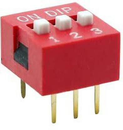 Electronic Spices Manual 3 Way Dip Switches Standard Profile Bd03 Pack of 50pcs Electronic Components Electronic Hobby Kit