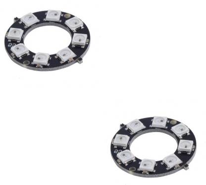 Flyrobo (2 Pcs) Pro3D 8 Bit WS2812 5050 RGB LED Built-in Full Color Driving Lights Cir Electronic Components Electronic Hobby Kit