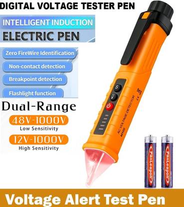 BALRAMA M-10 12~1000V AC Non Contact Voltage Tester Alert Pen Detector Breakpoint Finder 1  Socket Extension Boards